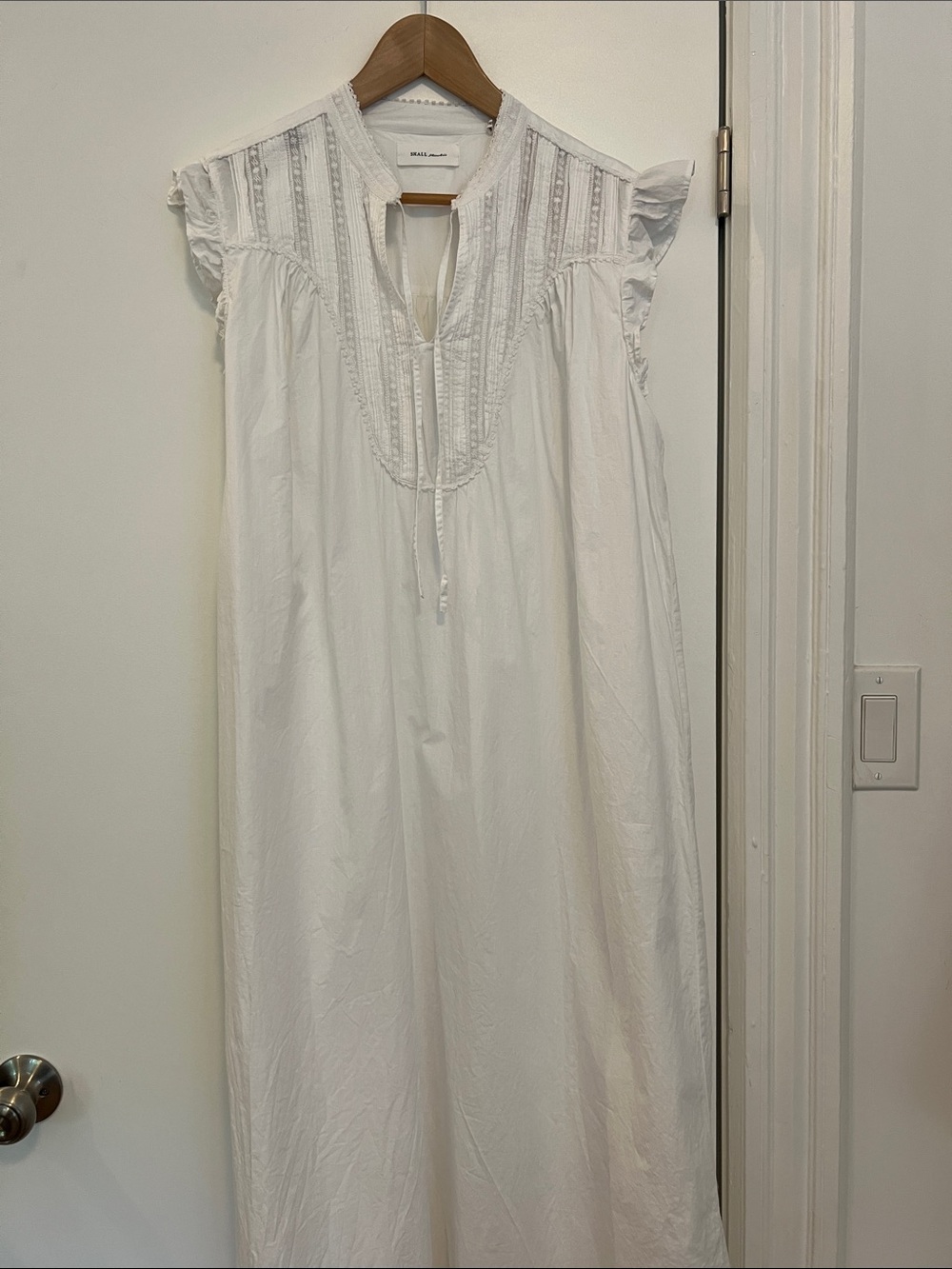 Skall Studio Aurora Embroidered Organic Cotton Maxi Dress - Picture 3 of 6